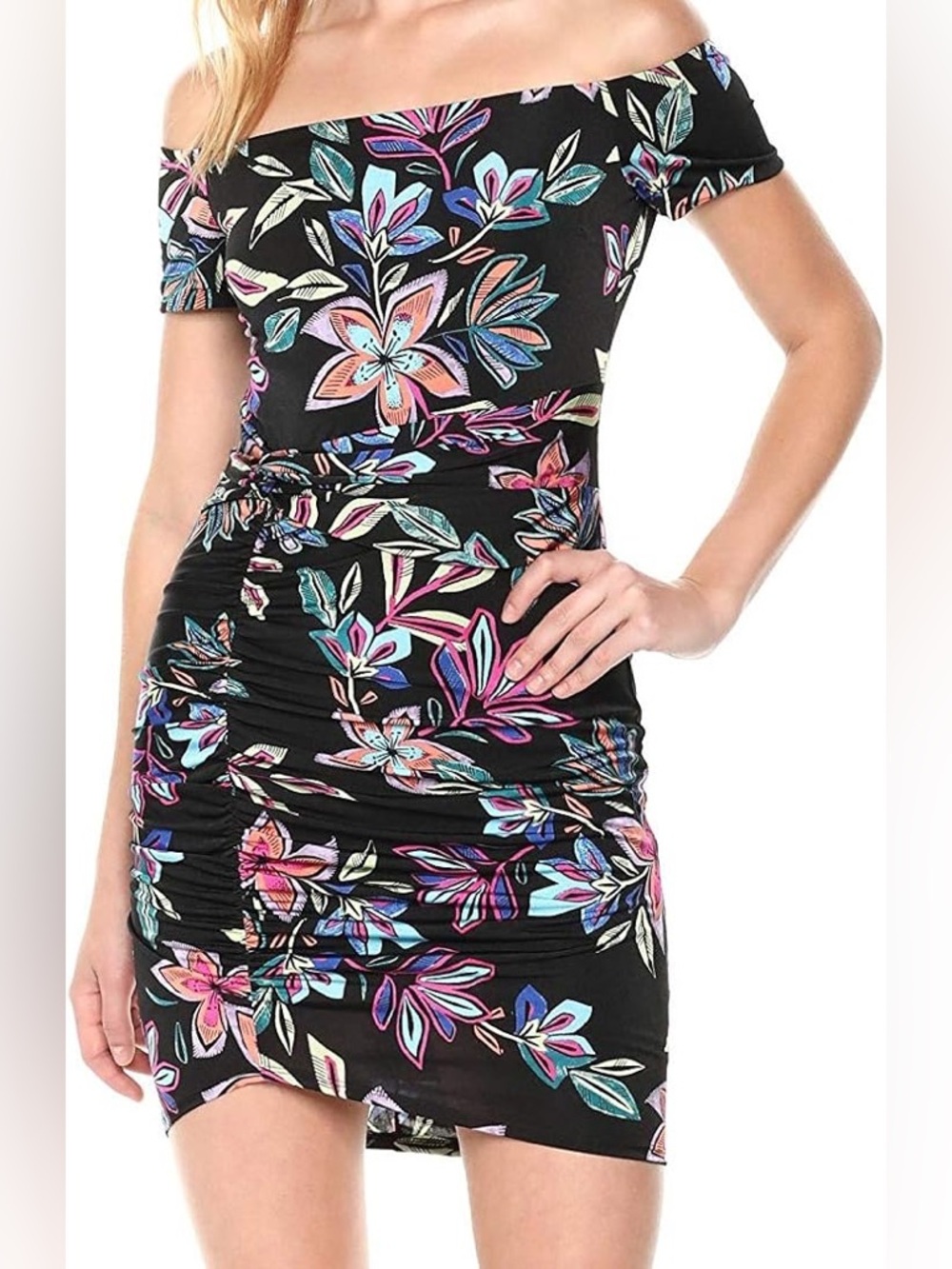 Guess Off The Shoulder Dahlia Dress Size XS